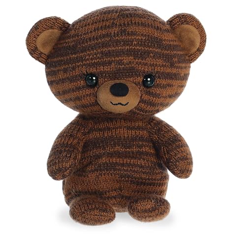 Aurora Snuggly Cozyroos Bear Stuffed Animal - Tactile Stimulation - Irresistible Cuteness - Brown 9 Inches von Aurora