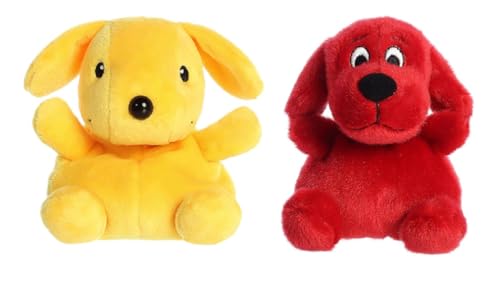 Aurora Storybook Pups Plush 2 Piece Bundle, 4" Spot The Dog and 4" Clifford The Big Red Dog von Aurora