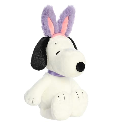 Aurora Timeless Peanuts Snoopy Stuffed Animal - Classic Characters - Lasting Memories - with Bunny Ears 11 Inches von Aurora