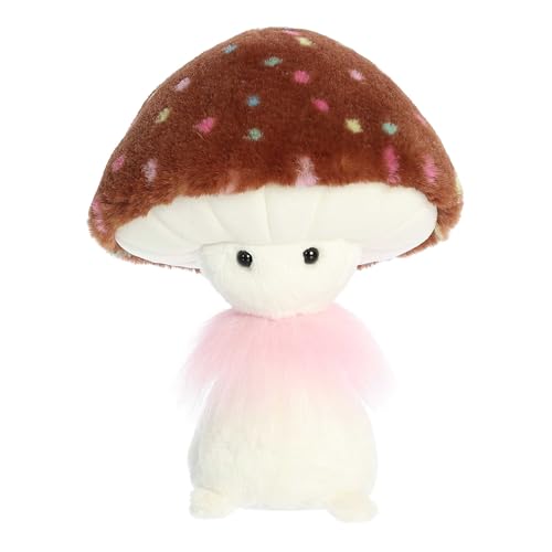 Aurora Vibrant Fungi Friends Chocolate Cupcake Stuffed Animal - Unique Design - Loveable Companions - Brown 9 Inches von Aurora