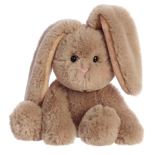 Aurora Vibrant Spring Candy Cottontails Stuffed Animal - Decorative Charm - Endless Fun - Taupe 8 Inches von Aurora