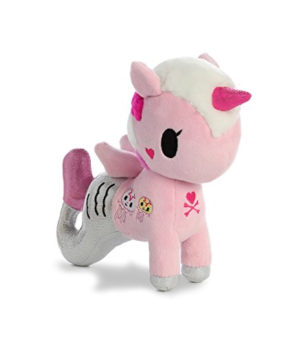 Aurora World 15649 Tokodoki Tokidoki Gelatina Mermicorno Plüsch, 25.4 cm, Rose von Tokidoki