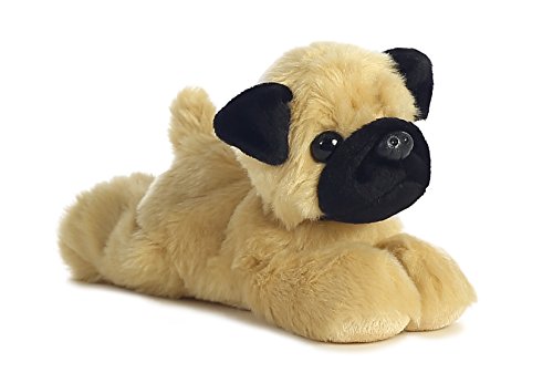 Aurora World 31369 Mini Flopsie Mr. Pugster Mops,ca. 20,5cm, Bunt von Aurora