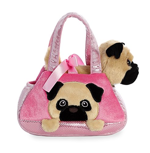 Aurora World 32841 Fancy Pal Peek-A-Boo Mops, Bunt von Aurora