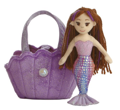 Aurora World 33039 - Sea Sparkle - Shell/Muscheltasche, 20.5 cm, Lavendel von Aurora