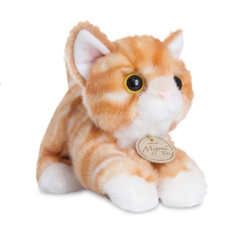 Aurora World 60467 - Plüschtier - Miyoni - Tots orangene Getigerte Katze, 8 Zoll / 20.5 cm von Aurora