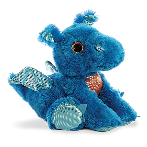 Aurora World 60859 Aurora Sparkle Tales Flash Blauer Drache Plüsch, 30.5 cm von Aurora