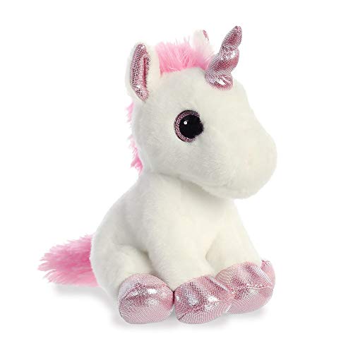 Aurora World 60867 Sparkle Tales Lolly Einhorn Plüsch, Mehrfarben, 18 cm von Aurora