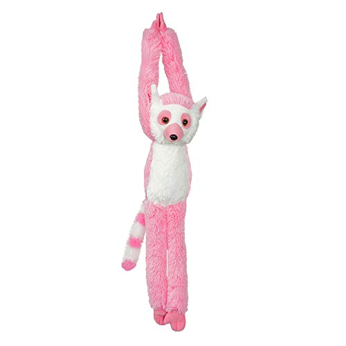 AURORA, 61052 Hängender Lemur, 48,3 cm, Plüschtier, Rosa von Aurora