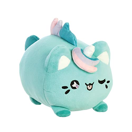 Aurora World Aurora, 14290, Tasty Peach Moon Blossom Meowchi, 18cm, Eco-Friendly Plüschtier, Aqua von Aurora