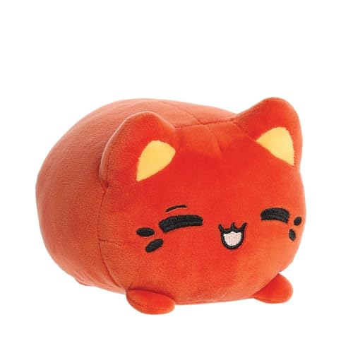 Aurora, 14312, Tasty Peach Thai Tea Meowchi 7In, Soft Toy, Reddish Brown von Aurora