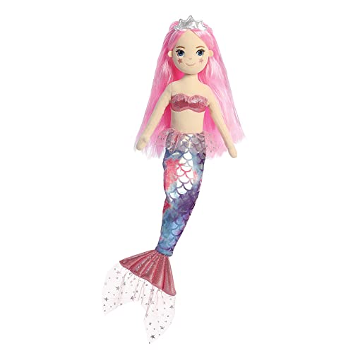 Aurora World Aurora, 33349, Sea Sparkles Star, 46cm, Plüsch, Pink von Aurora