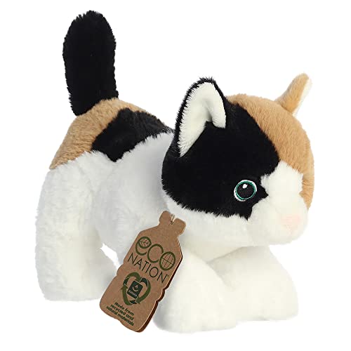 Aurora World Aurora, 35049, Nation Calico Katze, 21,5 cm, Eco-Friendly Plüschtier, Mehrfarbig von Aurora