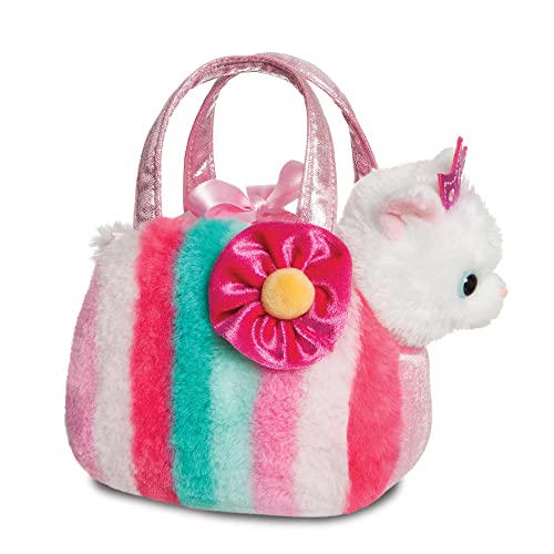 Aurora World Aurora, 61433, Fancy Pal Princess Katze mit bunten Streifen, Plüsch, Mehrfarbig, M von Aurora