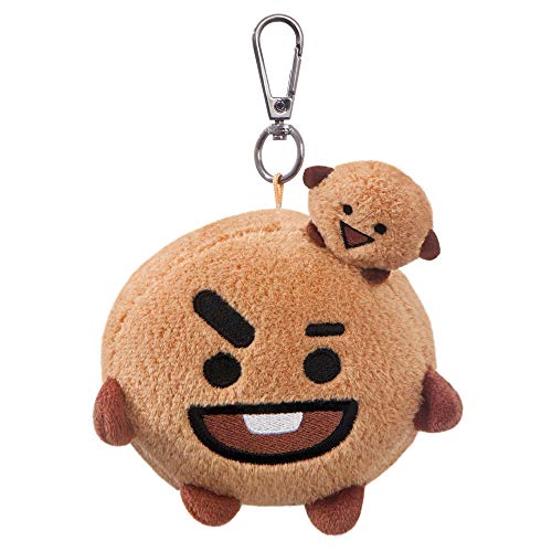 Aurora World BT21 SHOOKY Schlüsselclip, braun, 61337, 6 x 10 x 10 cm von Aurora