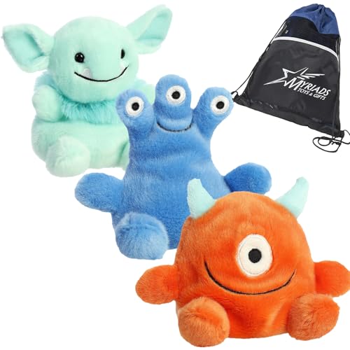 Aurora World Monsters Palm Pals: Gribble Goblin, Oggy Monster, Zeke Monster von Aurora