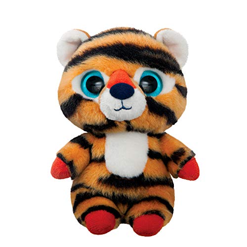 Aurora YooHoo, Han Sibierischer Tiger, 15cm, 61281, Orange-Schwarz gestreift, Plüschtier von Aurora