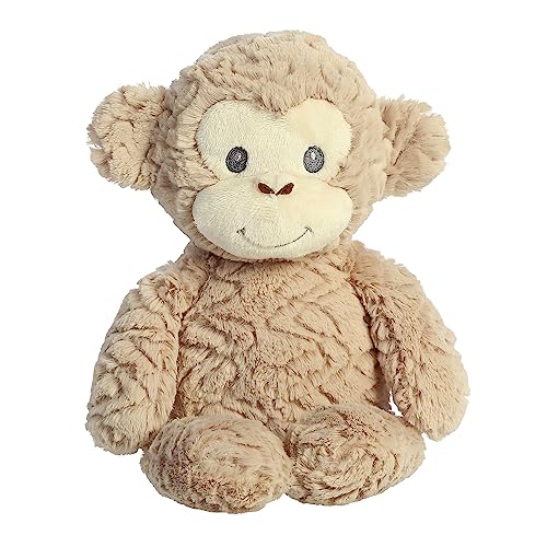 Ebba Adorable Huggy Collection Manny Baby Stuffed Animal - Comforting Companion - Sensory Stimulation - Brown 13 Inches von Aurora