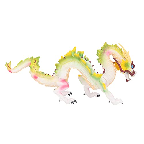 AuroraPeak China Dragon Figur China Dragon Figur Modell, verheißungsvolle mythische China-Drachenfigur für Heimdekoration, 3 Jahre alt, bunt von AuroraPeak