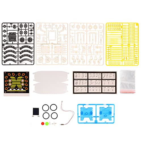 Bausteine-Roboter-Solarenergie-Set, 13-in-1-DIY-Wissenschaftsexperiment-Spielzeug für, Solarbetriebenes Robotik-Set von Ausla