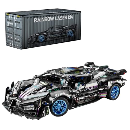 Supersportwagen Bausteine Sets, 1247 Teile 1:14 Drift Auto Bausteine, Modell-Bauset für Erwachsene, Technic Sportwagen Spielzeug Modell Kompatibel mit großen Marken von Auspcers