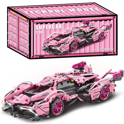 Supersportwagen Bausteine Sets, 788 Teile 1:14 Drift Auto Bausteine, Modell-Bauset für Erwachsene, Technic Sportwagen Bausteine Rennwagen Auto Modell Kompatibel mit großen Marken von Auspcers