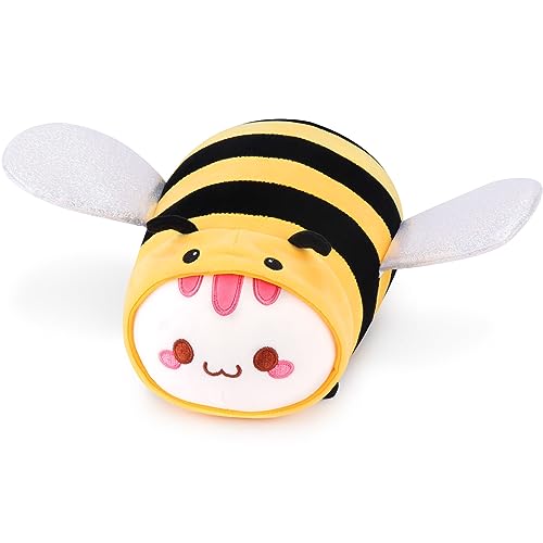 Biene Plüsch Puppe Biene Kawaii Plüsch Kätzchen Kleid als Bienenkostüm, Kissen aus Plüsch Biene Plüschtier Hummel zum Sammeln für Freunde Damen Geburtstag Valentinstag 30 cm von Auspicious beginning