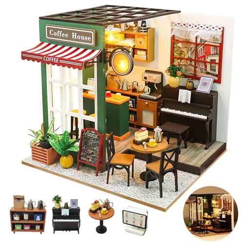 DIY Mini House Materials Kits Coffee Shops von Austraes