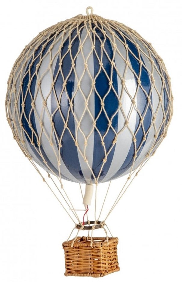 Authentic Models Travels Light Heißluftballon, Silver Navy von Authentic Models