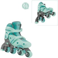 Globber Learning Skates 2in1 Mint, Gr. 30-33 von Authentic sports & toys GmbH