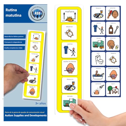 Autism Supplies And Developments ES_AM Plastic Visual Morning Routine (Spanisch) von Autism Supplies and Developments