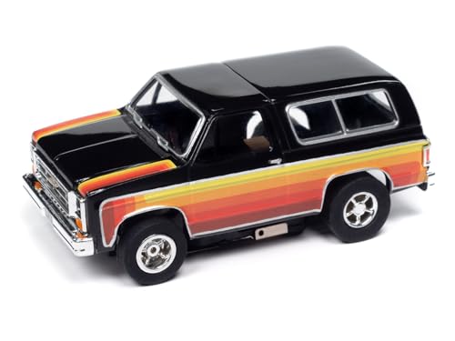 Auto World SC407-3 Black Xtraction 1979 Chevy Blazer HO Scale Electric Slot Car von Auto World