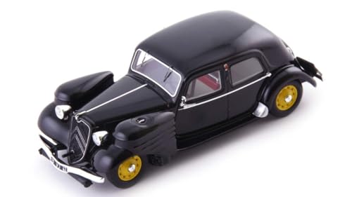 Modell in Maßstab, kompatibel mit Citroen 11 Limousine Gezogene 1938 Schwarz 1:43 Autocult ATC05047 von AutoCult