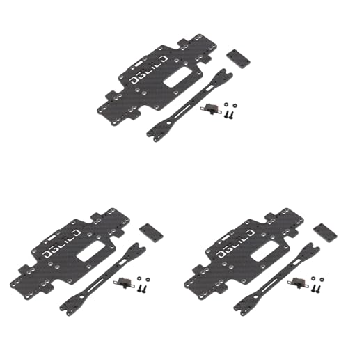 AutoSwan 3X für K969 K979 K989 K999 P929 P939 1:28 RC Auto Ersatzteile Verbesserte Kohlefaser Chassis Auto Boden Low Body Shell von AutoSwan