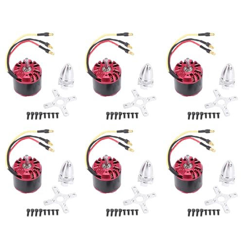 AutoSwan 6X D4250 800KV 3-7S Bürstenlos Motor für RC FPV Wing Drone Flugzeug Flugzeug Quadcopter Multicopter von AutoSwan