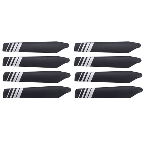 AutoSwan 8Pcs C127 Hauptklinge für Stealth Hawk Pro C127 RC Hubschrauber Flugzeug Drone Ersatzteile Zubehör von AutoSwan