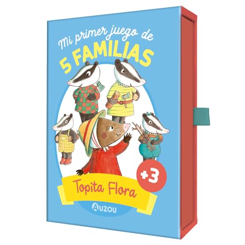 Auzou Editions Español Topita-Kartenspiel Flora 5 Familien von Auzou Editions Español