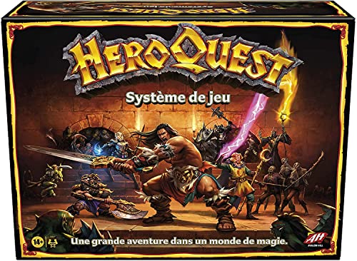 Avalon Hill, HeroQuest Spielsystem, Fantastisches Abenteuerspiel, Dungeon-Stil, ab 14 Jahren, 2 bis 5 Spieler von Avalon Hill