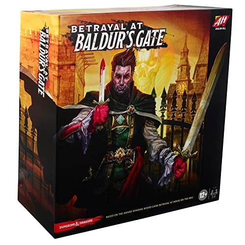 Avalon Hill Betrayal at Baldur's Gate (englische Ausgabe), modulares Brettspiel, Fantasy-Spiel ab 12 Jahren, D&D Spiel von Avalon Hill