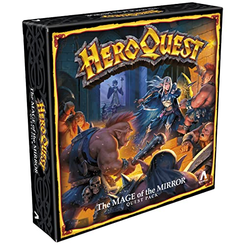 Avalon Hill Heroquest The Mage of Mirror Quest Pack, Rollenspiel, benötigt System zum Spielen, für Kinder ab 14 Jahren, F7539, Mehrfarbig von Avalon Hill