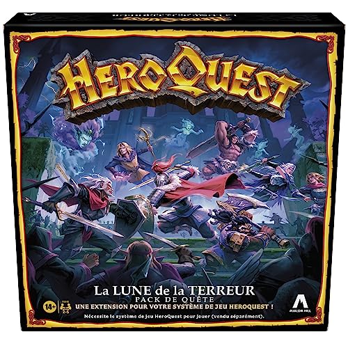 Avalon Hill HeroQuest, Quest Pack Der Mond des Terrors, HeroQuest Spielsystem erforderlich, Rollenspiele für 2 bis 5 Spieler, ab 14 Jahren von Avalon Hill