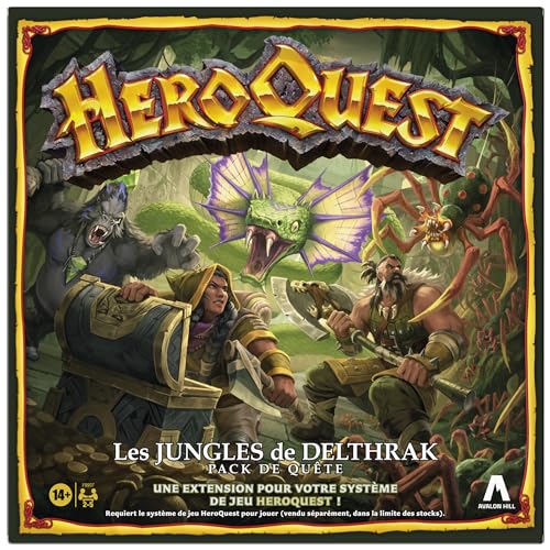 Avalon Hill HeroQuest Delthrak Dschungel Quest Pack HeroQuest System erforderlich Rollenspiele Französische Version von Avalon Hill