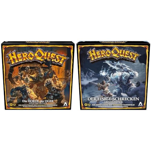 Avalon Hill HeroQuest Die Horde der Oger Abenteuerpack HeroQuest Der eisige Schrecken Abenteuerpack, ab 14 Jahren, HeroQuest Basisspiel erforderlich von Avalon Hill