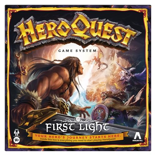 Avalon Hill HeroQuest First Light Game System, Brettspiel - Englische Version von Avalon Hill