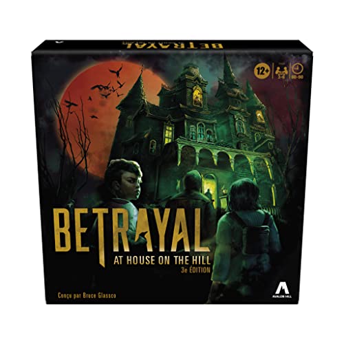 Avalon Hill Betrayal at The House on The Hill 3. Edition, Brettspiel, französische Version von Avalon Hill