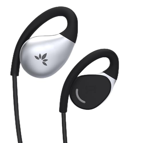 Avantree Resolve - Kabelgebundene Open-Ear-Kopfhörer mit Mikrofon (für mittelgroße Ohren) Für Musik, Anrufe, Umgebungsmodus, Bedienung direkt am Kabel, mit Over-Ear-Bügel, 3,5-mm-AUX- Anschluss von Avantree