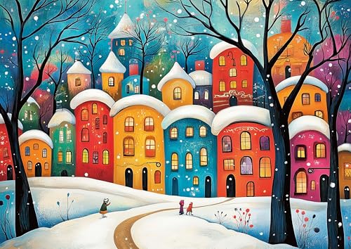 AveJoys Puzzle für Erwachsene 1000 Teile Schnee Traumstadt 70 x 50 cm Puzzles für Erwachsene Pädagogisches Spiel Herausforderung Spielzeug 1000 Teile Puzzles für Erwachsene Kinder AveJoys Puzzle für Erwachsene 1000 Teile Schnee Traumstadt 70 x 50 cm Puzzles für Erwachsene Pädagogisches Spiel Herausforderung Spielzeug 1000 Teile Puzzles für Erwachsene Kinder von AveJoys