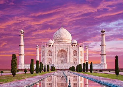 AveJoys Puzzle für Erwachsene 1000 Teile Taj Mahal bei Sonnenuntergang 70 x 50 cm Puzzles für Erwachsene Pädagogisches Spiel Herausforderung Spielzeug 1000 Teile Puzzles für Erwachsene Kinder von AveJoys