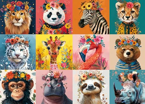 AveJoys Puzzle für Erwachsene 1000 Teile Zwölf süße Tiere 70 x 50 cm Puzzles für Erwachsene Pädagogisches Spiel Herausforderung Spielzeug 1000 Teile Puzzles für Erwachsene Kinder AveJoys Puzzle für Erwachsene 1000 Teile Zwölf süße Tiere 70 x 50 cm Puzzles für Erwachsene Pädagogisches Spiel Herausforderung Spielzeug 1000 Teile Puzzles für Erwachsene Kinder von AveJoys