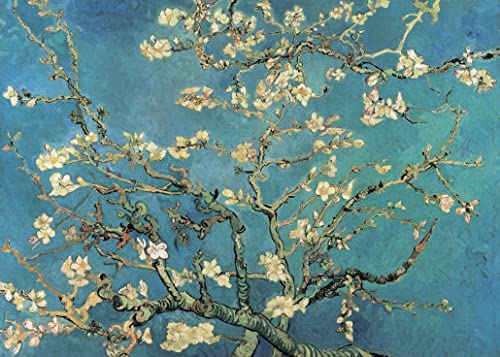 AveJoys Puzzle 1000 Teile Erwachsene Mandelblüte von Vincent Van Gogh 70 x 50 cm Puzzles für Erwachsene Klassische Puzzles 1000 Teile Erwachsene Van Gogh Puzzles Schwer Erwachsene 1000 Teile von AveJoys